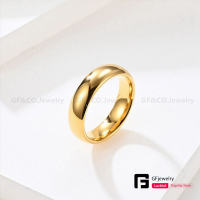 GF&Co 18K Gold Lover Rings Couple Ring Stainless Steel Ring Jewelry(1 pcs only) F-2136r