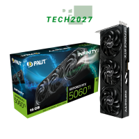 Palit GeForce RTX 5060 Ti Infinity 3 16GB OC 128Bit GDDR7 Graphics Card - NE7506TS19T1-GB2061S