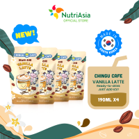 Chingu Café Vanilla Latte 190ml Bundle of 4