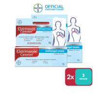 Canesten Clotrimazole Antifungal Cream for Buni Hadhad An-an Alipunga 3g x2