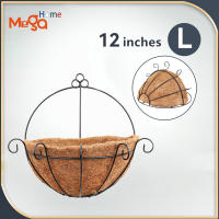 Pots Hanging Planters Metal Wall Hanging Planters Iron Hanging Basket for Plants with Coco Liner