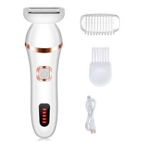 Shaver for Women Electric Razor for Women Painless Lady Foil Shaver Wet Dry Womens Shaver Cordless 3 in 1 Blade Trimmer Rechargeable Waterproof Body Hair Removal for Bikini Area Legs Underarms Armpit Arms Public and Back
