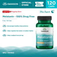Swanson Melatonin 3 MG 120 Caps. Sleep Aid