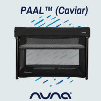 Nuna Paal Crib With Sheet and Net  Removable Bassinet Compact Fold Travel Cot Birth to 15 kg or 86 cm