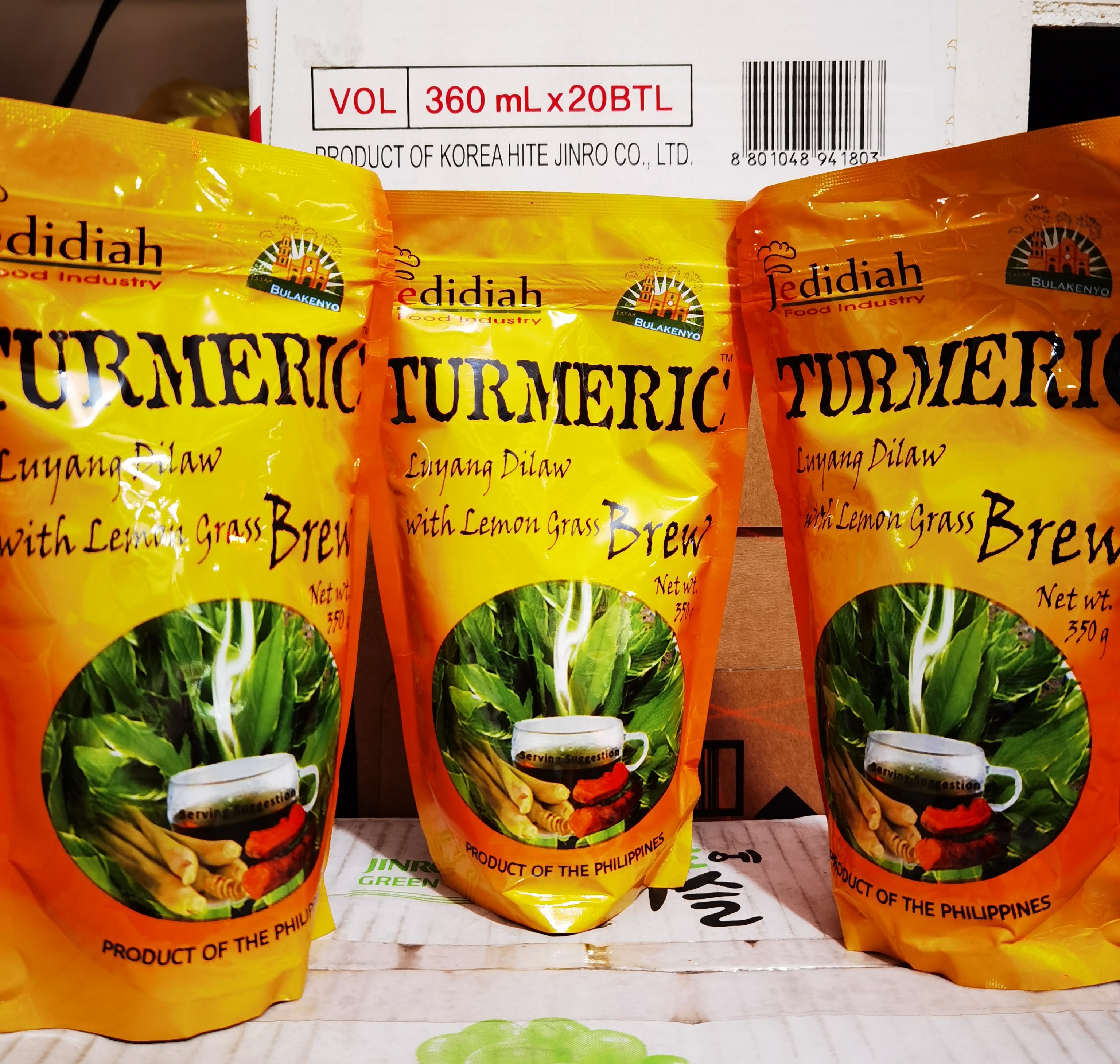 Jedidiah Turmeric Luyang Dilaw w/ Lemon Grass Brew 350g