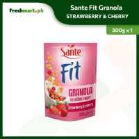 Sante Fit Granola Strawberry & Cherry 300g No added Sugar