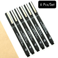 SCOOL 0.05/ 0.8MM Technical Drawing Pen Artists Sketch Marker Pen Office Writing Black Ink Gel Pen