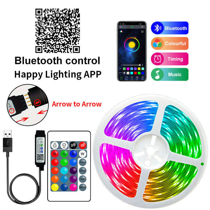 NAJIA 3M 5M 10M 15M 20M Neon Remote APP Control USB LED RGB Strip Light SMD Flexible Light