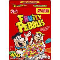 Post Fruity Pebbles Cereal 2 Bags (40 oz.)