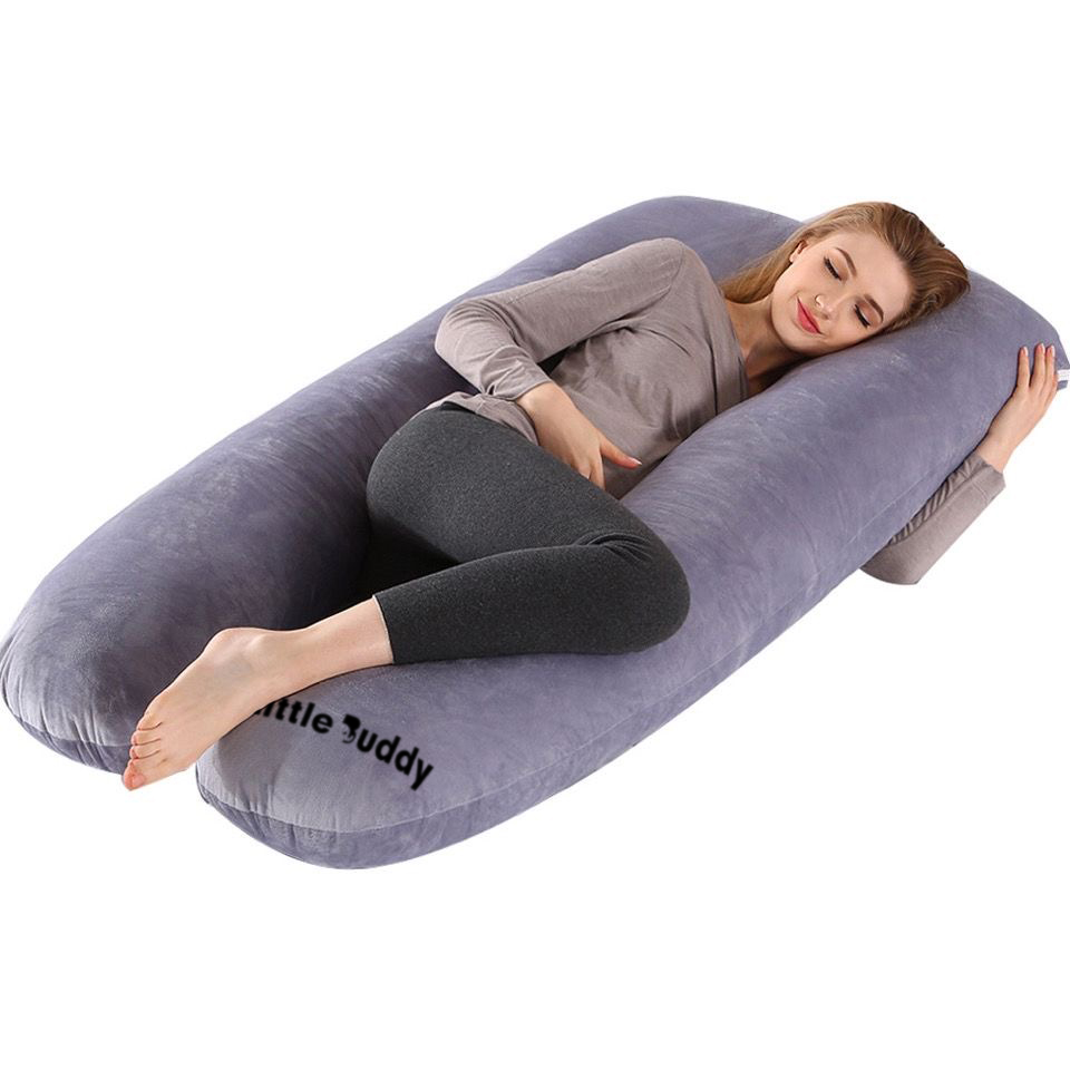Little Buddy Maternity Pillow nursing pillow Crystal Velvet U shape Dismantled body Pregnancy Pillow Contains Pillow Core