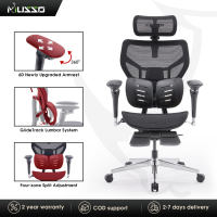 MUSSO X700 Flying Ergonomic Office Chair with GlideTrack Lumbar System Adjustable Back and Seat Height 6D Armrest and Footrest