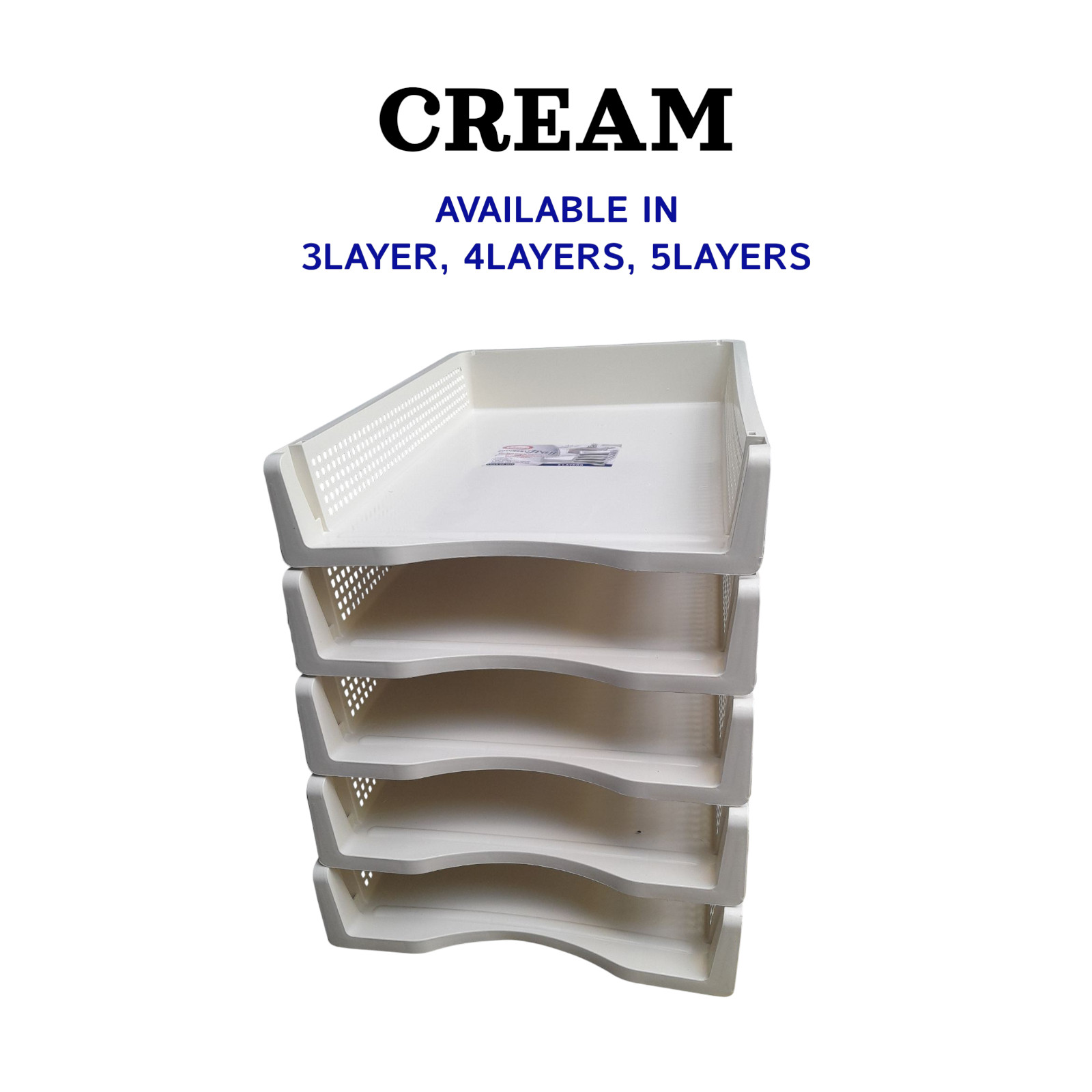 Document Tray Organizer Stackable Layer Multi-Tier Short A4 Legal Size Document tray