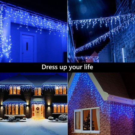 Solar Christmas Light Outdoor Waterproof216/120/96 Fairy Lights Home Decor for Curtain Wedding Party