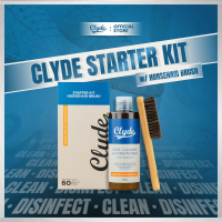 Clyde Premium Shoe Cleaner Starter Kit (Horsehair Brush)
