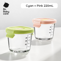 Bc Babycare Baby Food Box Glass Baby Food Preservation Tool Portable Leak proof Steaming and Freezing Storage