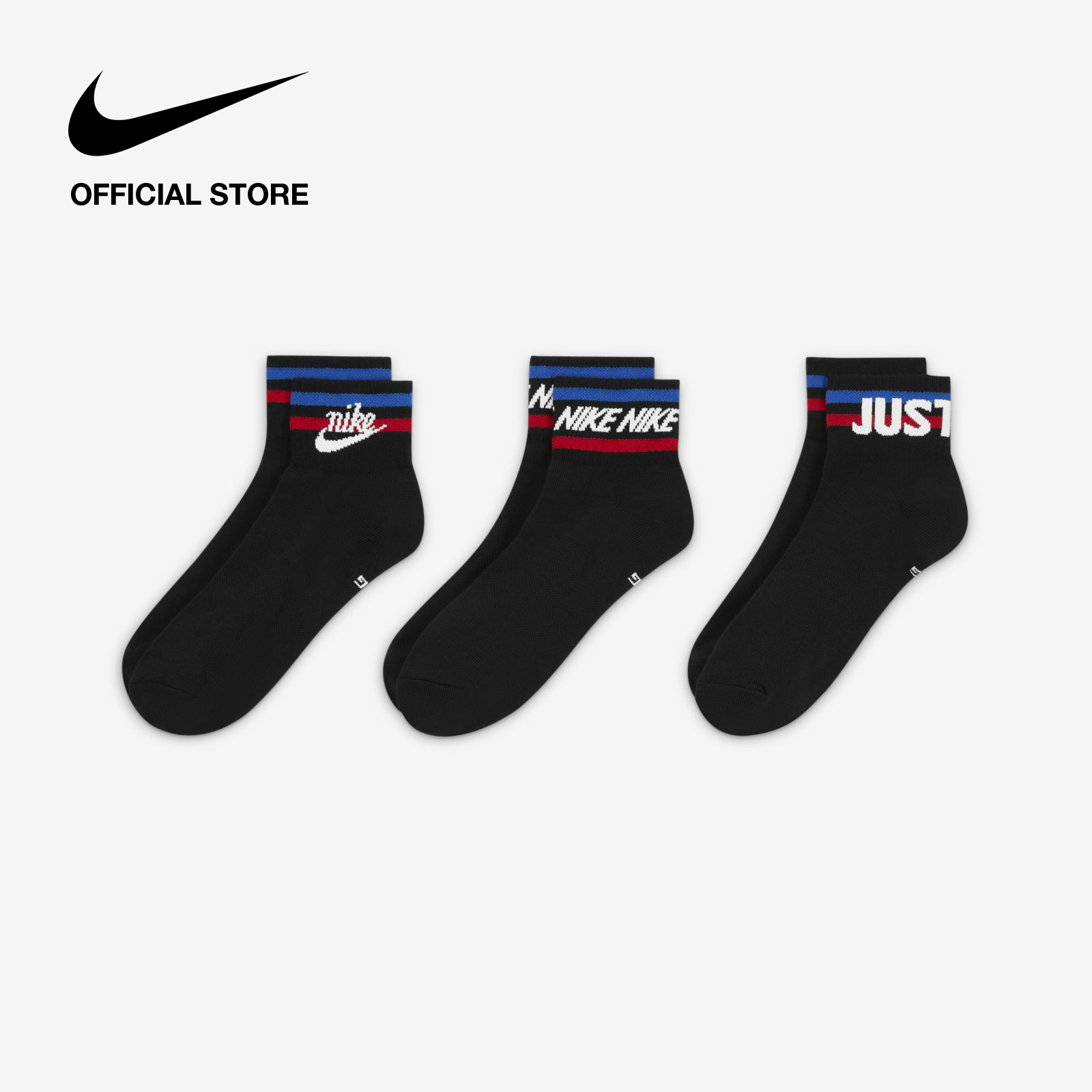 Tất Nike Everyday Essential Ankle Socks (3 Pairs) - Black