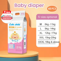 Cute Child Baby Pull-ups Diaper Pants Promo 24/48 Pcs Free Wipes M L XL XXL XXXL Best Quality