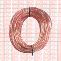 FMJ Speaker Wire #16 Stranded  Wire 5 Meters 10 Meters 20 Meters (Per cut) Heavy Duty Professional Speaker Cable Red and Black Guage 16AWG