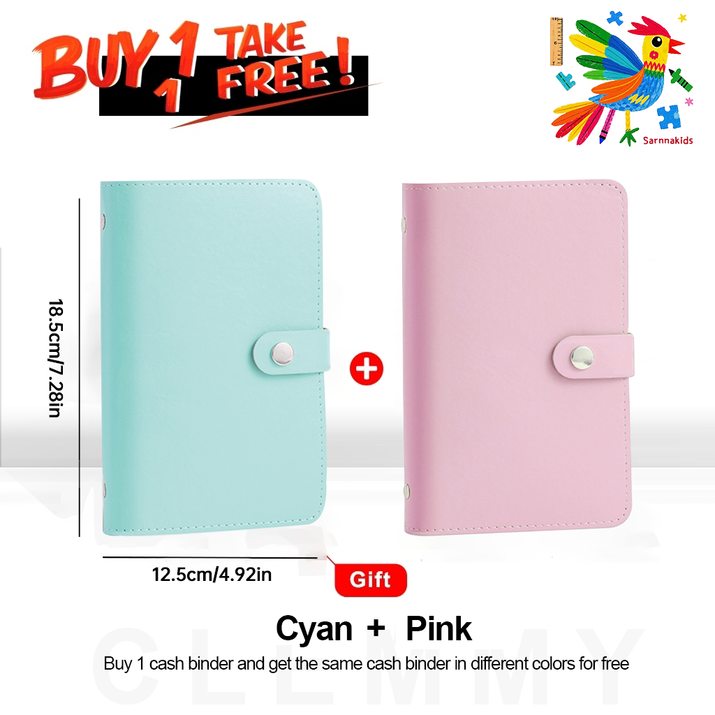 A6 100 Days Envelope Challenge Budget Binder Money Savings Notebook Cash Storage Book Money