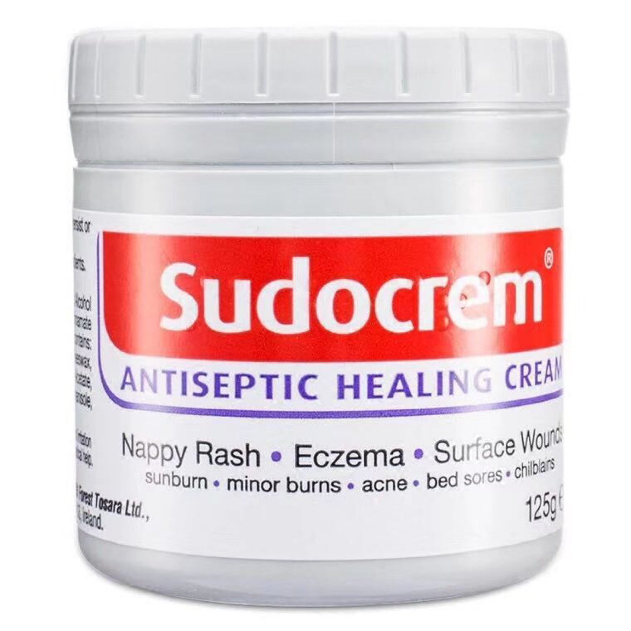 UK Sudo Cream Antiseptic Healing Baby Nappy Rash/Eczema/Sunburn Cream 125g