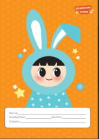 Stradmore Writing Notebook Missy-Grade School High Quality with plastic cover