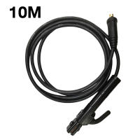 Welding Cable Set 300A 3M 7M 10M with Electrode Holder Connector Industrial Copper Wire Heavy Duty Pang Welding Machine Construction Use