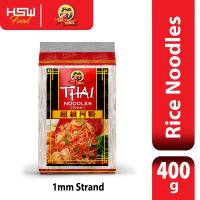 Fat & Thin Thai Noodle Violet (3 mm)/Red (1 mm) 400g