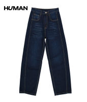 HUMAN Unisex Barrel Denim Pants (ZPD0075)