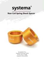 Isuzu Mux 2012-2026 Rear Coil Spring Shock Spacer Systema Made In Thailand Heavy Duty