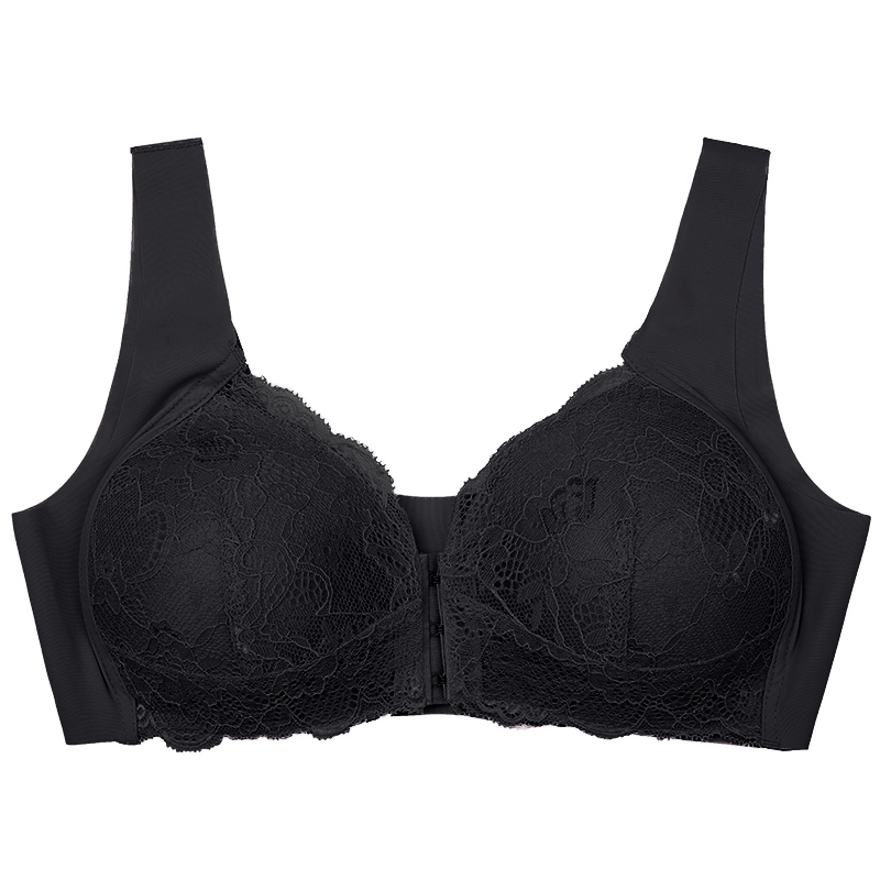 ELES  Plus Kích Thước Khóa Trước Áo Ngực Cho Nữ Bé Gái Push Up Bra Áo Ngực Không Dây Vest Áo Ngực Li