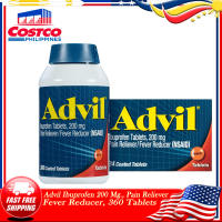 Advil Ibuprofen 200 Mg. Pain Reliever/Fever Reducer 360 Tablets