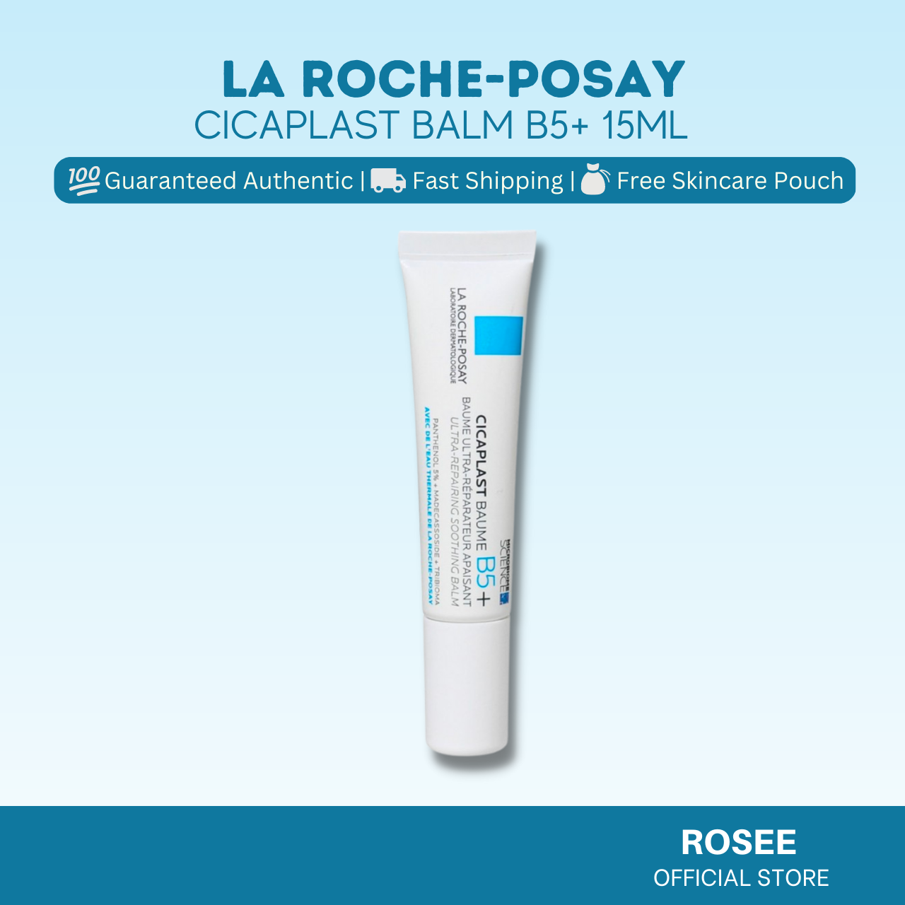 La Roche Posay Cicaplast Baume B5 Soothing Multi-Purpose Balm 15ml/40ml/100ml - Rosee Official Store