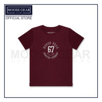 Moose Gear T-Shirt With High Density Print Details Maroon (TS-P 607 16550 LP)
