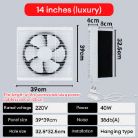 JOTO 8/10/12 Inches Portable Exhaust Fan for Kitchen Wall Type Bathroom Exhaust Fan Ventilation for Ceiling Rooom Strong Wind Quiet