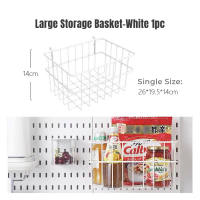 Ziinlife Pegboard Wall Organizer Punching-free Wall Storage Rack with Sticky Hook DIY Decoration Combination Accessories