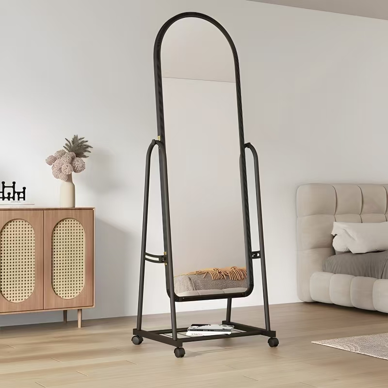 Vanity Mirror with Stand and Rack