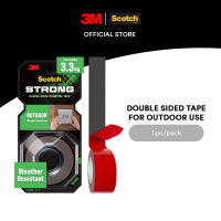 3M™ Scotch® Outdoor Weather Resistant Double Sided Mounting Tape Holds Up to 3.3kg 1pc/pack 19mm x 1.5m For mounting items on walls glass tile or mirrors
