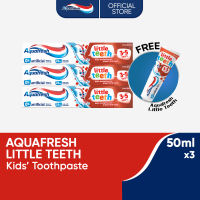 [BUY 3 GET 1] Buy Aquafresh Little Teeth Toothpaste 50ml x3 (3-5 Years Old) get FREE Aquafresh Little Teeth 50ml