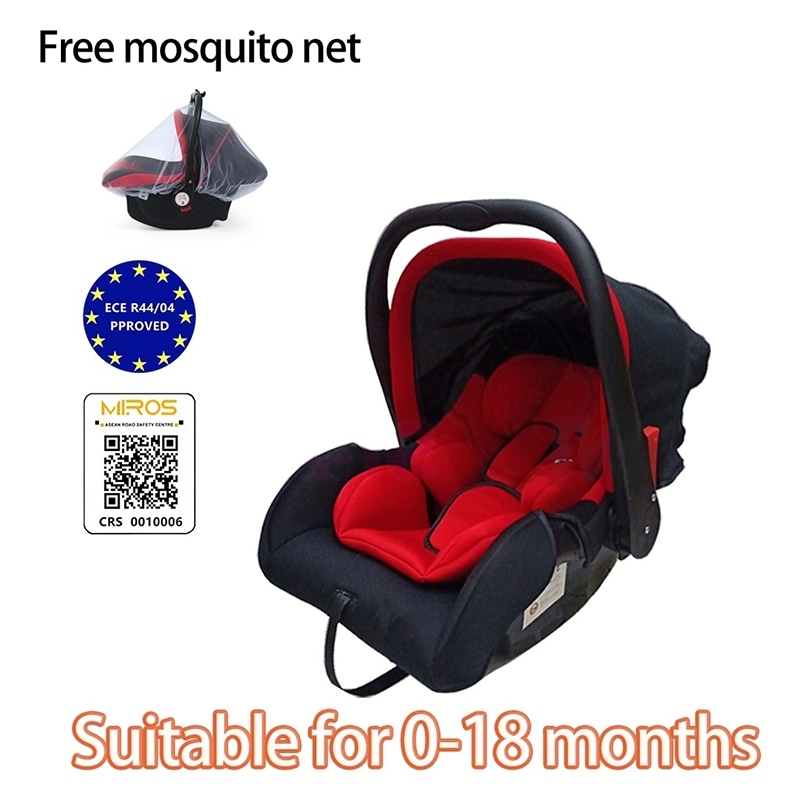 Car Seat for Baby Lightweight 4 in 1 Baby Car Seat Carrier Basket Toddler Car Seat with Net