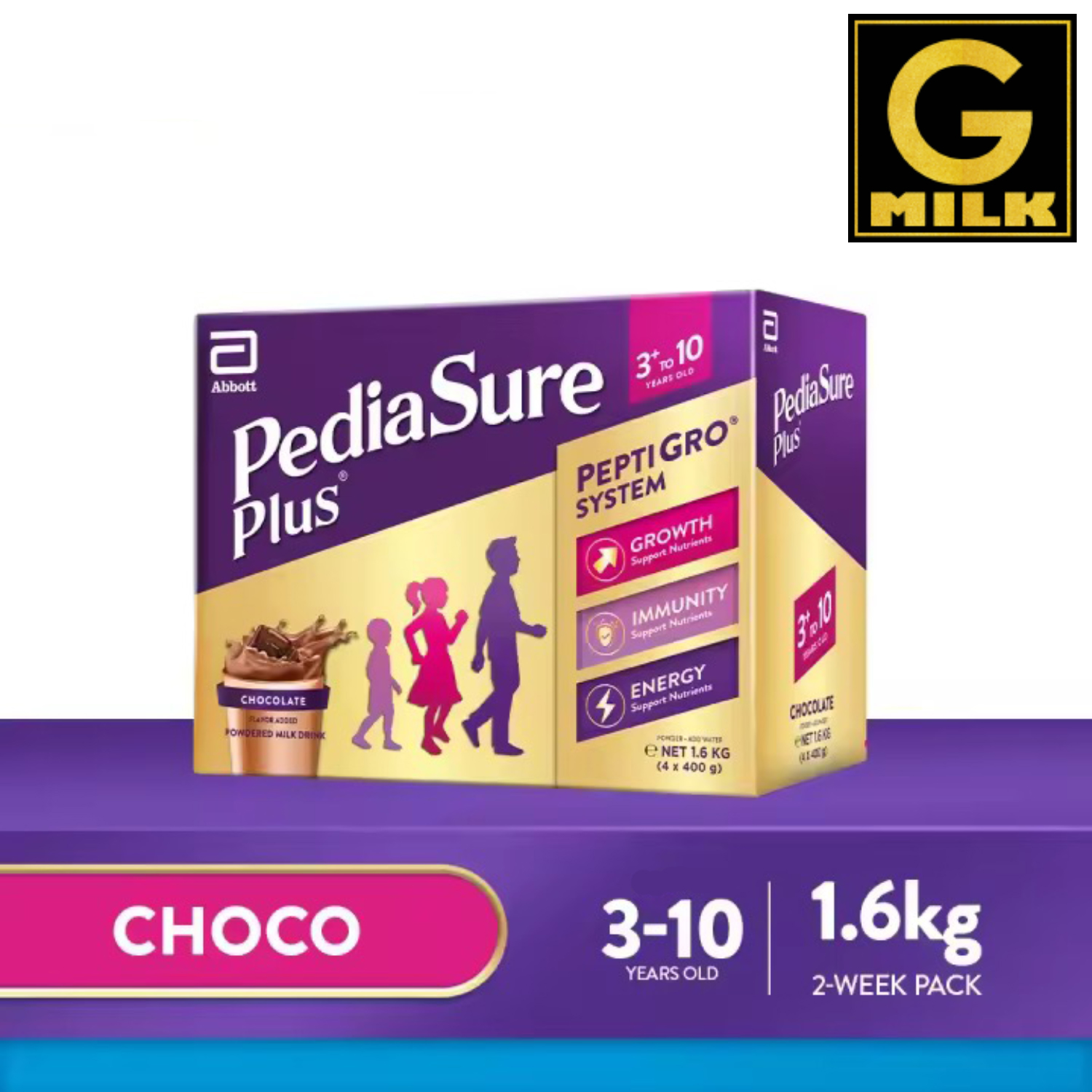 PEDIASURE PLUS 1.6KG PEPTIGRO SYSTEM FOR 3 YEARS OLD AND ABOVE