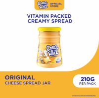 Cheez Whiz Jar - Original Cheese Spread 210g Creamy and Milky with Vitamin A & D Calcium Phosphorus