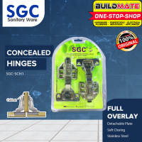 SGC Stainless Steel Concealed Hinges Soft Close Full Overlay / Half Overlay / Inset BUILDMATE
