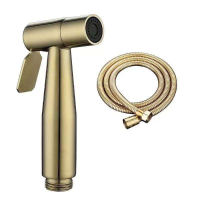 Dermaid Bidet With Hose Pressurized Golden Toilet Spray  Bidet Nozzle Shower