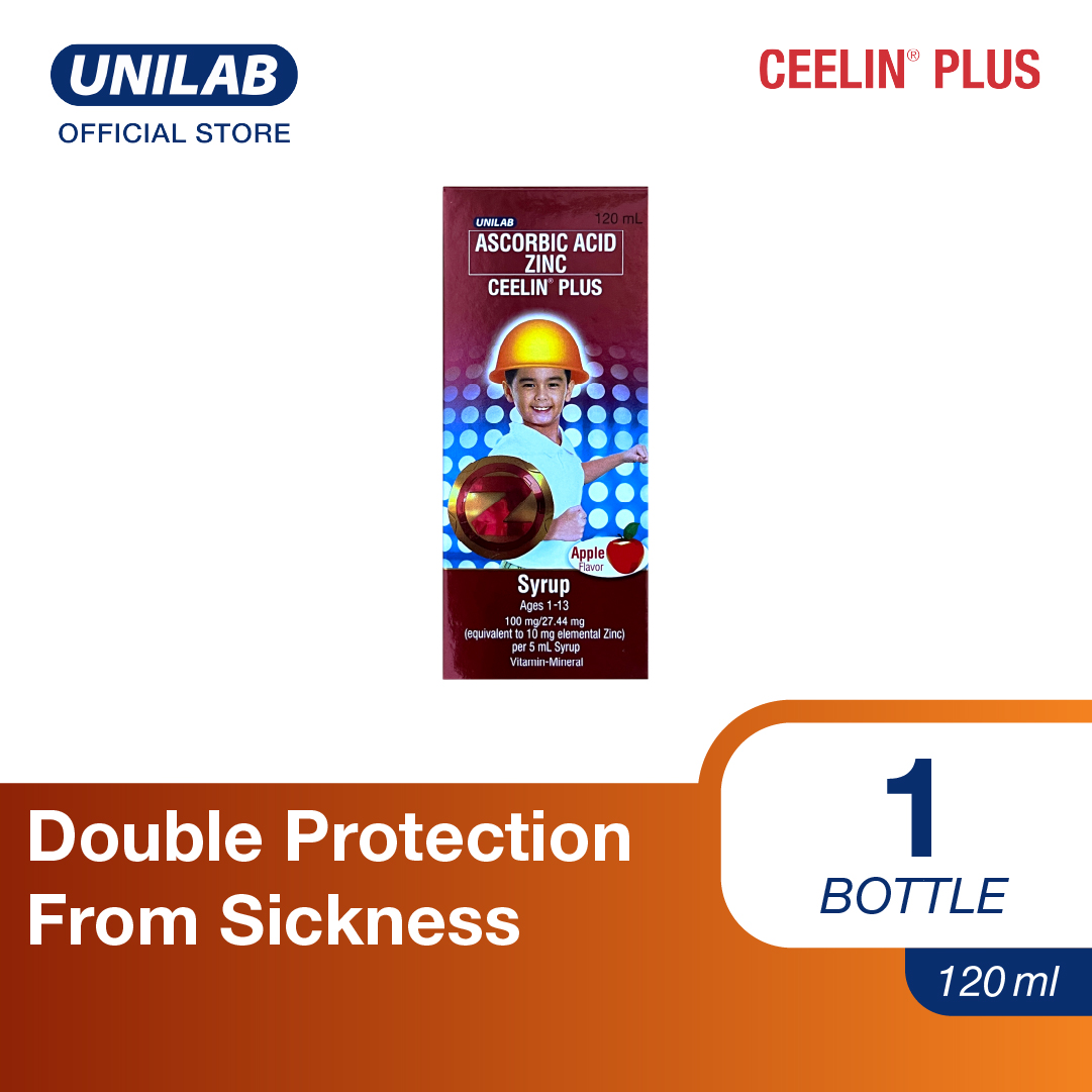 Ceelin Plus 120ml Syrup (Boost Immunity & Gives Double Protection From Sickness)