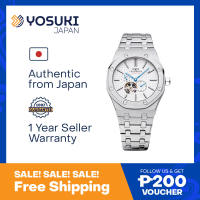 TECHNOS  T9B63SS   Automatic Silver Wrist Watch For Men from YOSUKI JAPAN