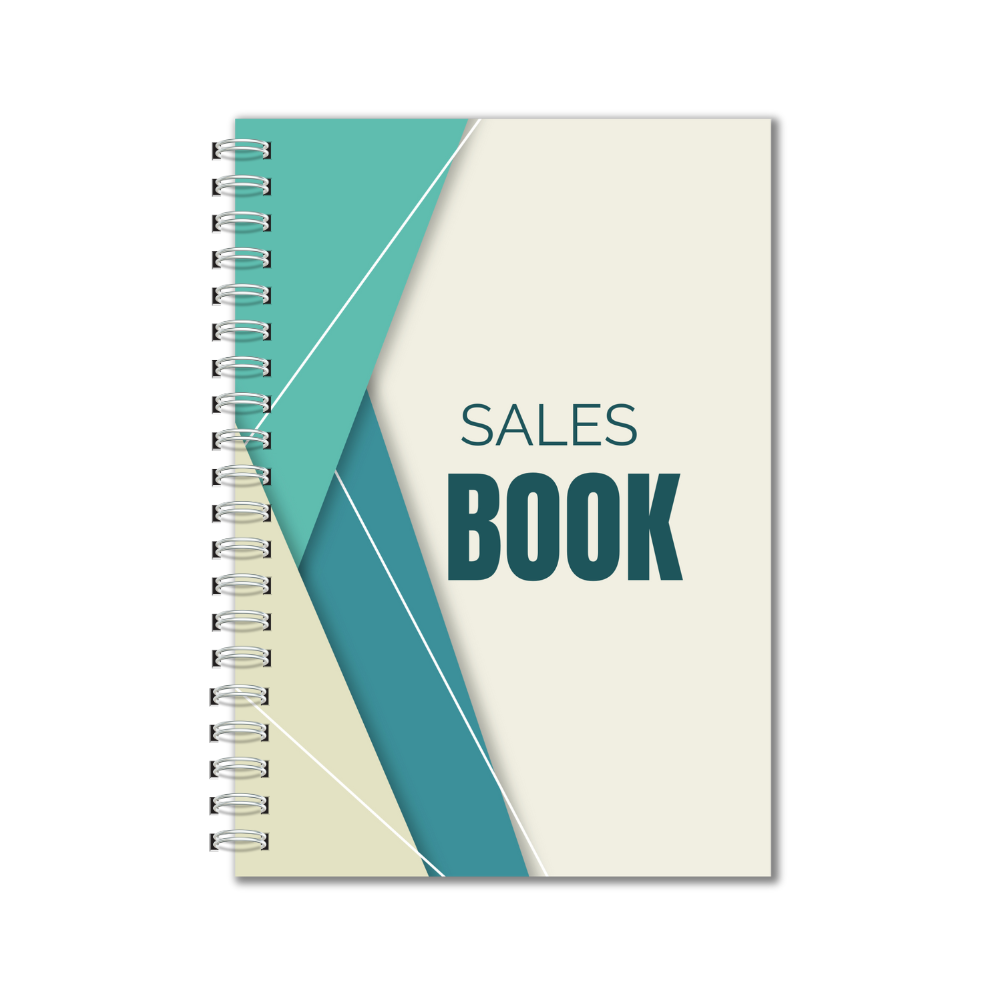 Sales Tracker Notebook - Sales Journal Notebook A5/A4 Random Design