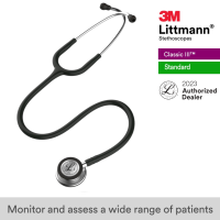 3M Black Tube Standard-Finish Chestpiece Classic III 5620 3M Littmann Stethoscope