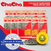 CHACHA SUNFLOWER SEEDS 250G PACK OF 9