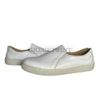 Checkpoint MARIKINA MADE mens LEATHER NURSE CASUAL SHOES SLIP ON white | Ace