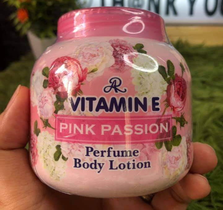 VITAMIN E PINK PASSION PERFUME BODY LOTION